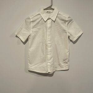 H&M white dress T-shirt style, and dress suit